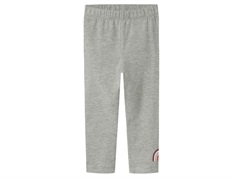 Name It leggings grey melange with rainbow  